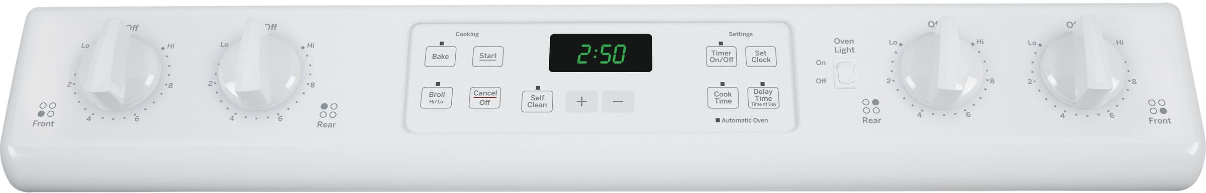 GE JS250DFWW White