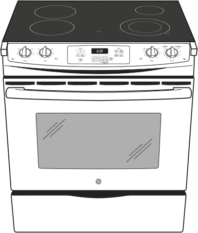 GE JS630DFCC Bisque