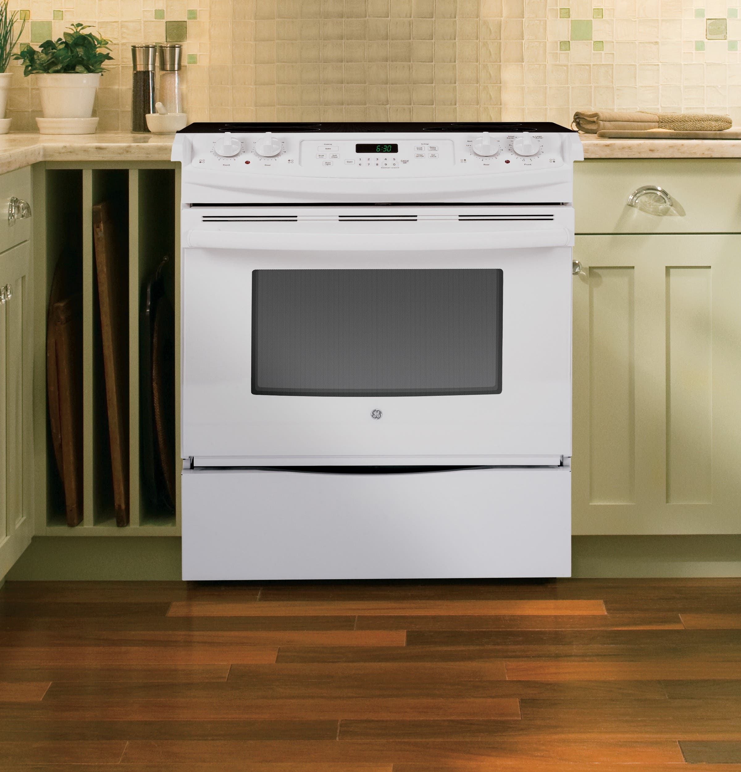 GE JS630DFWW White
