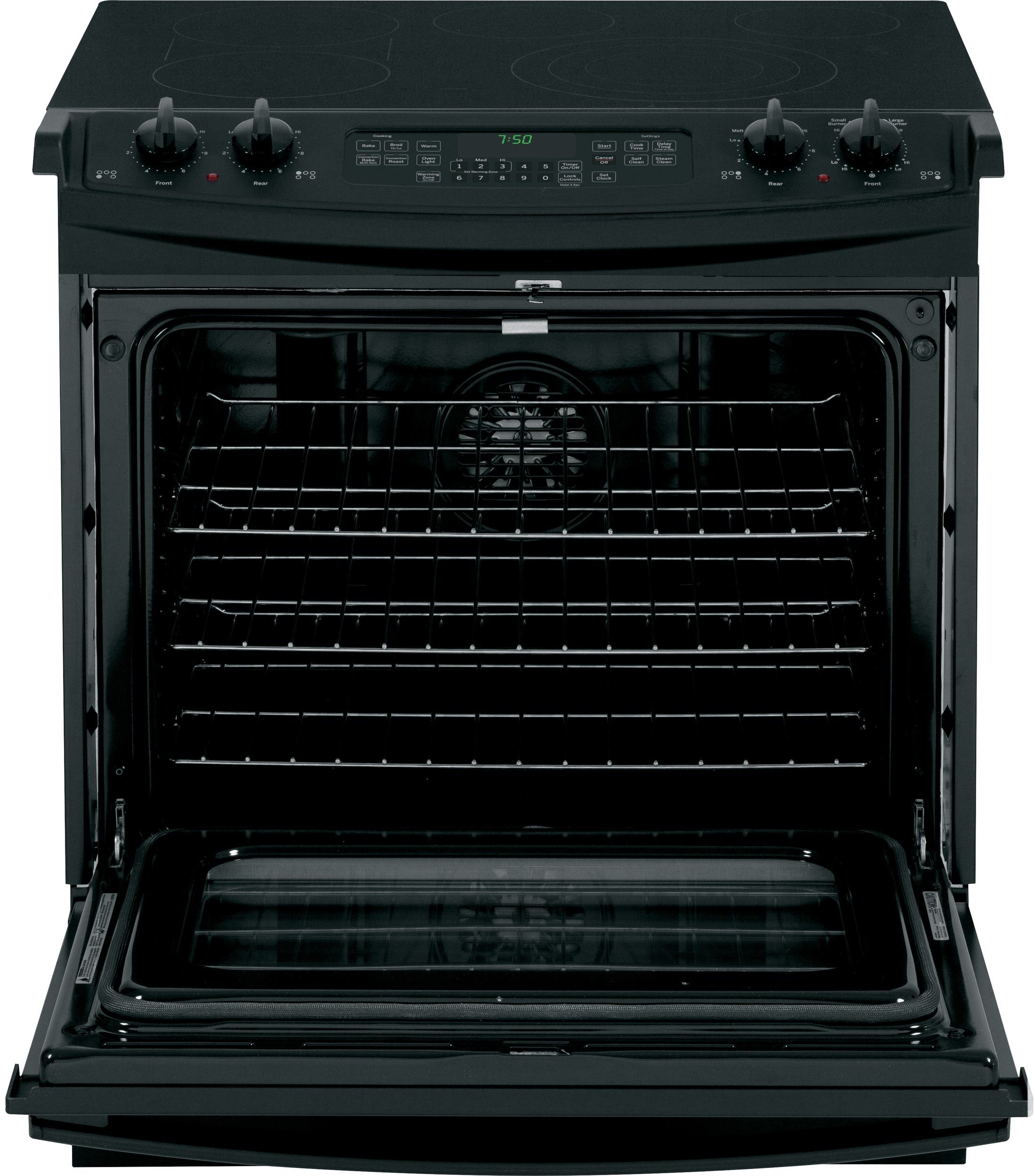 GE JS750DFBB Black