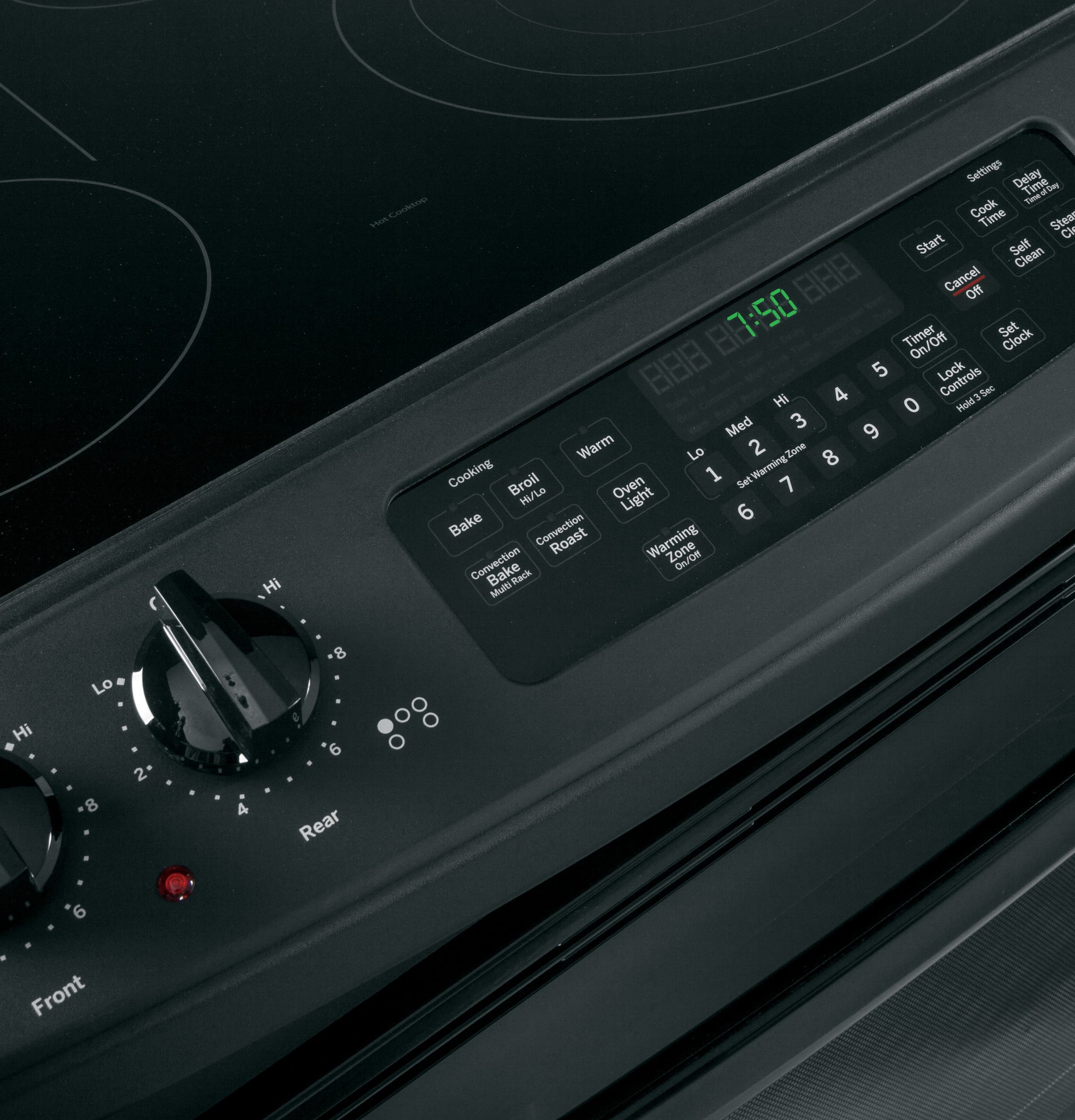 GE JS750DFBB Black