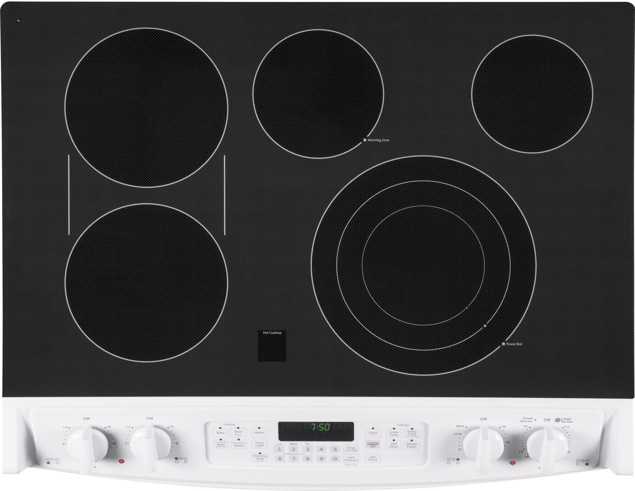 GE JS750DFWW White