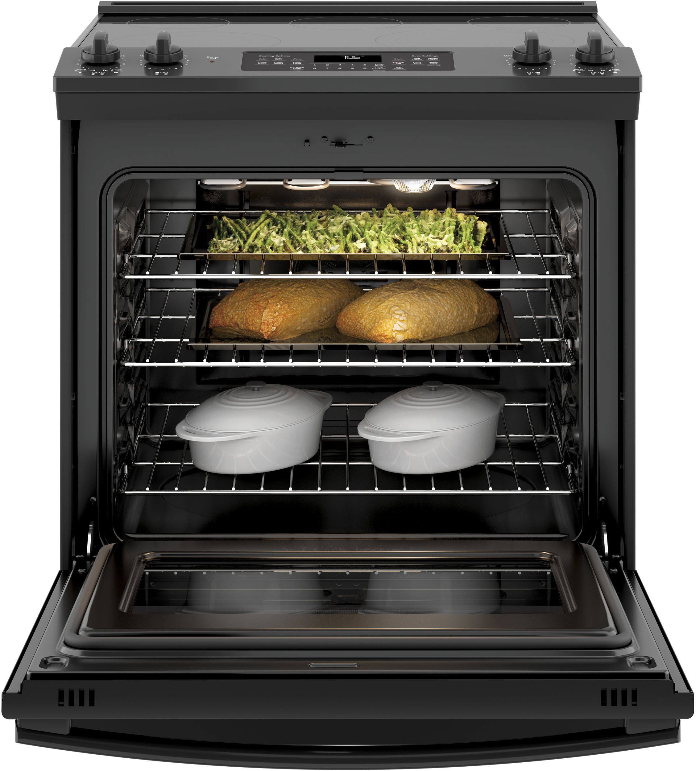 GE JS760DLBB Black