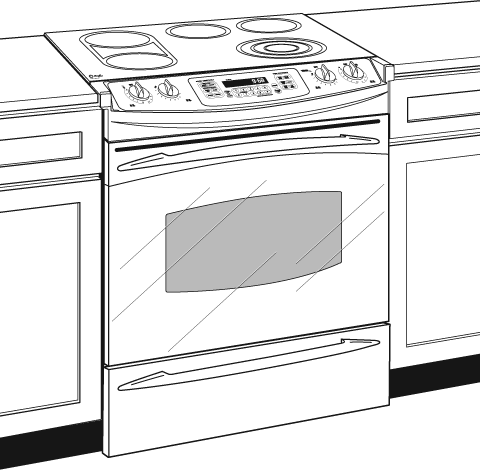 GE JS968TKWW True White