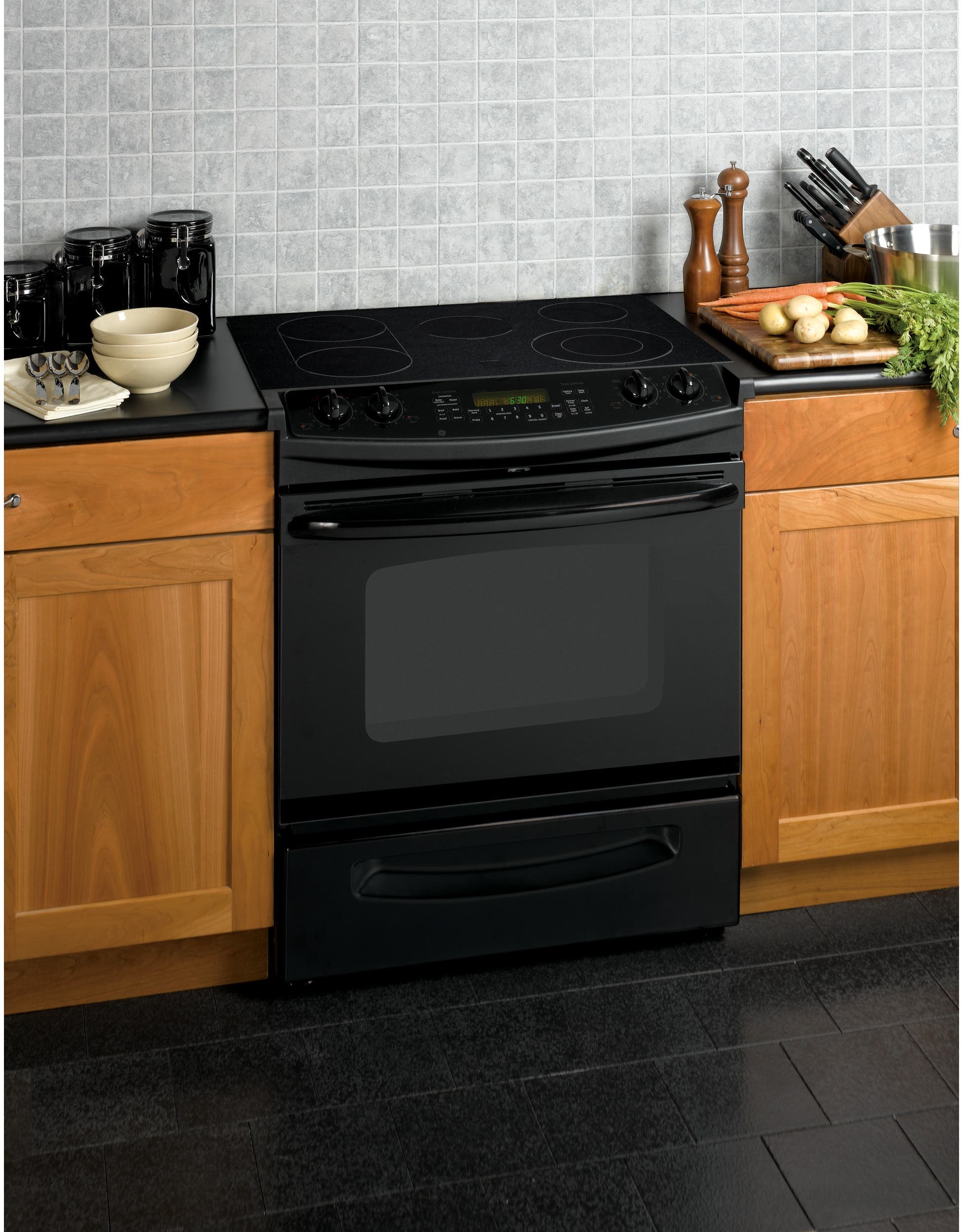 GE JSP46DNBB Black