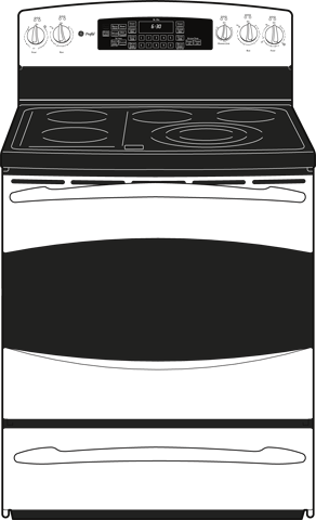 GE PB910SPSS Stainless Steel with Black Accents