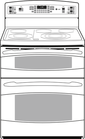GE PB978DPBB Black