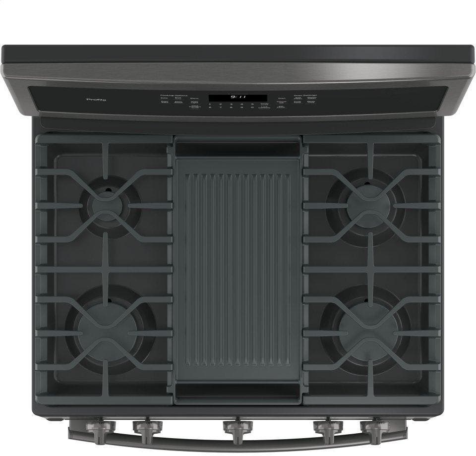 GE PGB911BEJTS Black Stainless Steel