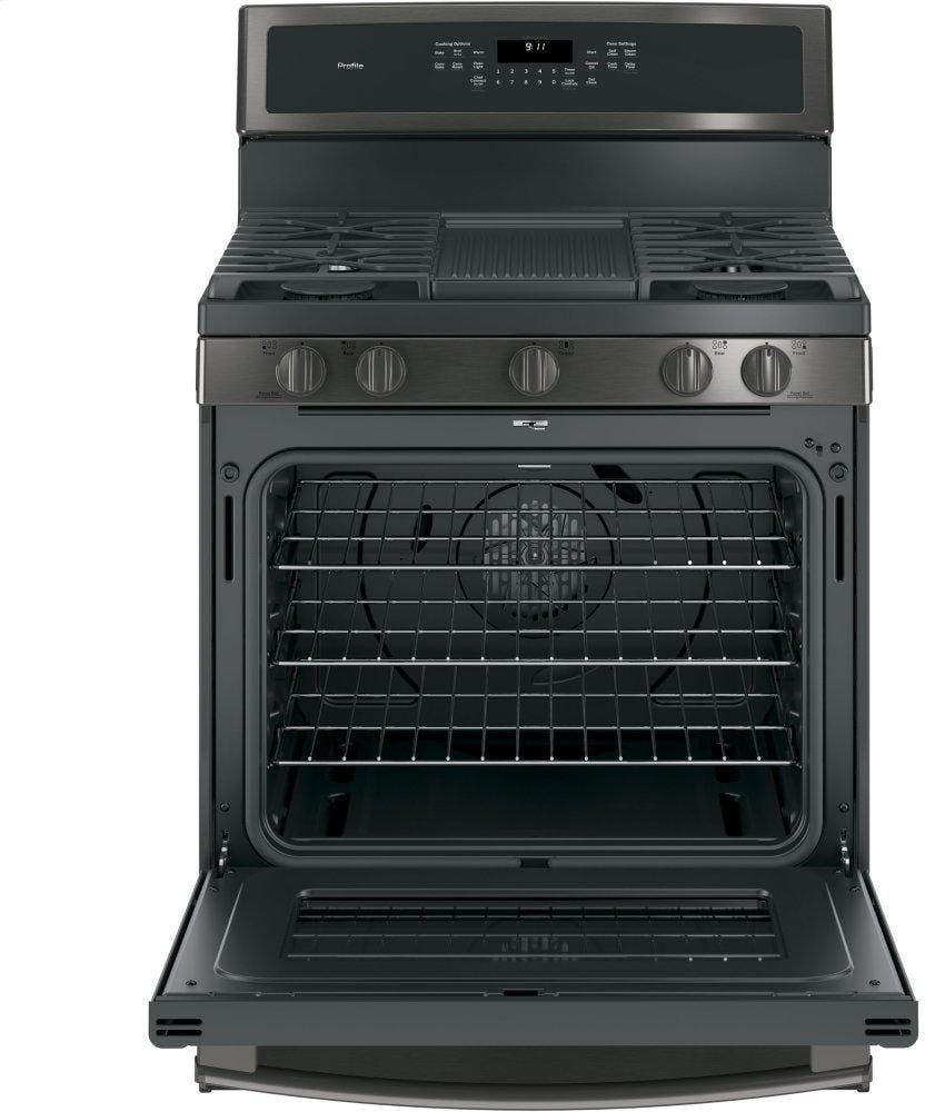 GE PGB911BEJTS Black Stainless Steel