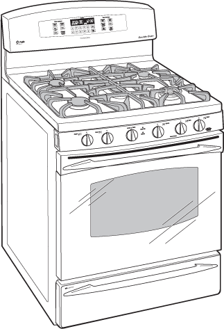 GE PGB930DETBB Black