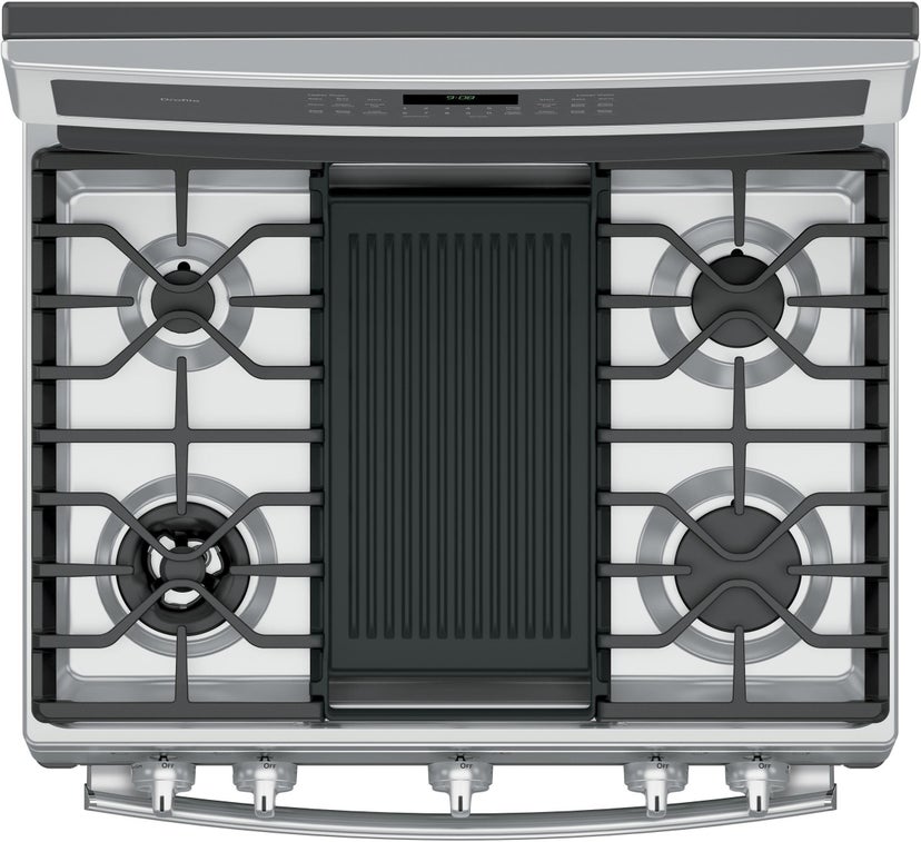 GE PGB980ZEJSS 30 Inch Freestanding Gas Range with Sealed Burners...