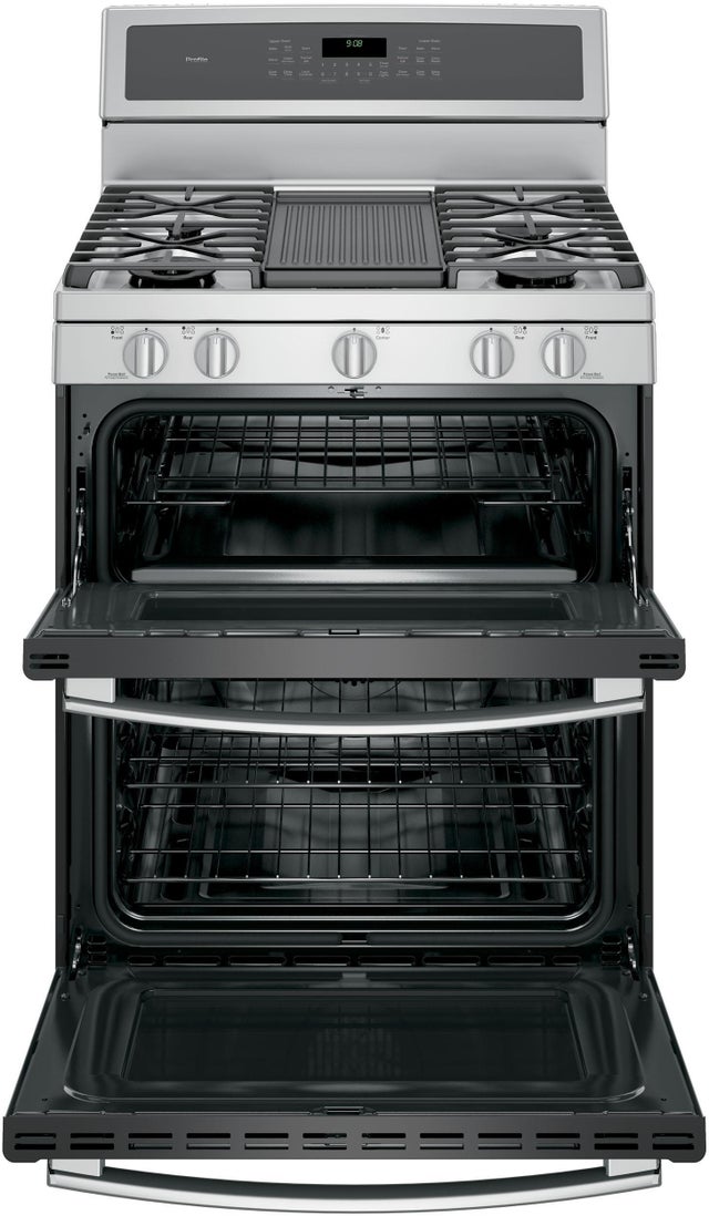 GE PGB980ZEJSS 30 Inch Freestanding Gas Range with Sealed Burners...