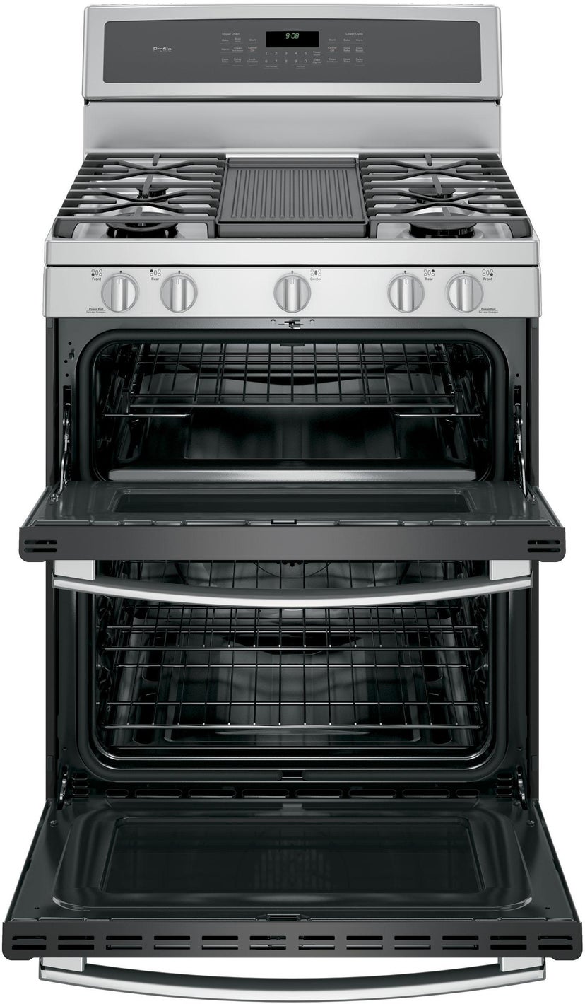 GE PGB980ZEJSS 30 Inch Freestanding Gas Range with Sealed Burners...