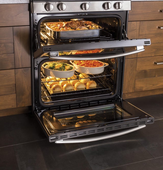 GE PGB980ZEJSS 30 Inch Freestanding Gas Range with Sealed Burners...