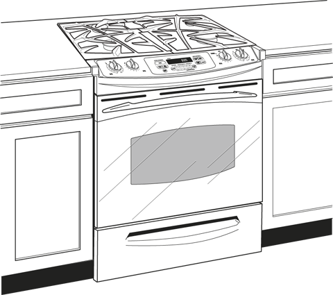 GE PGS908DEPWW White