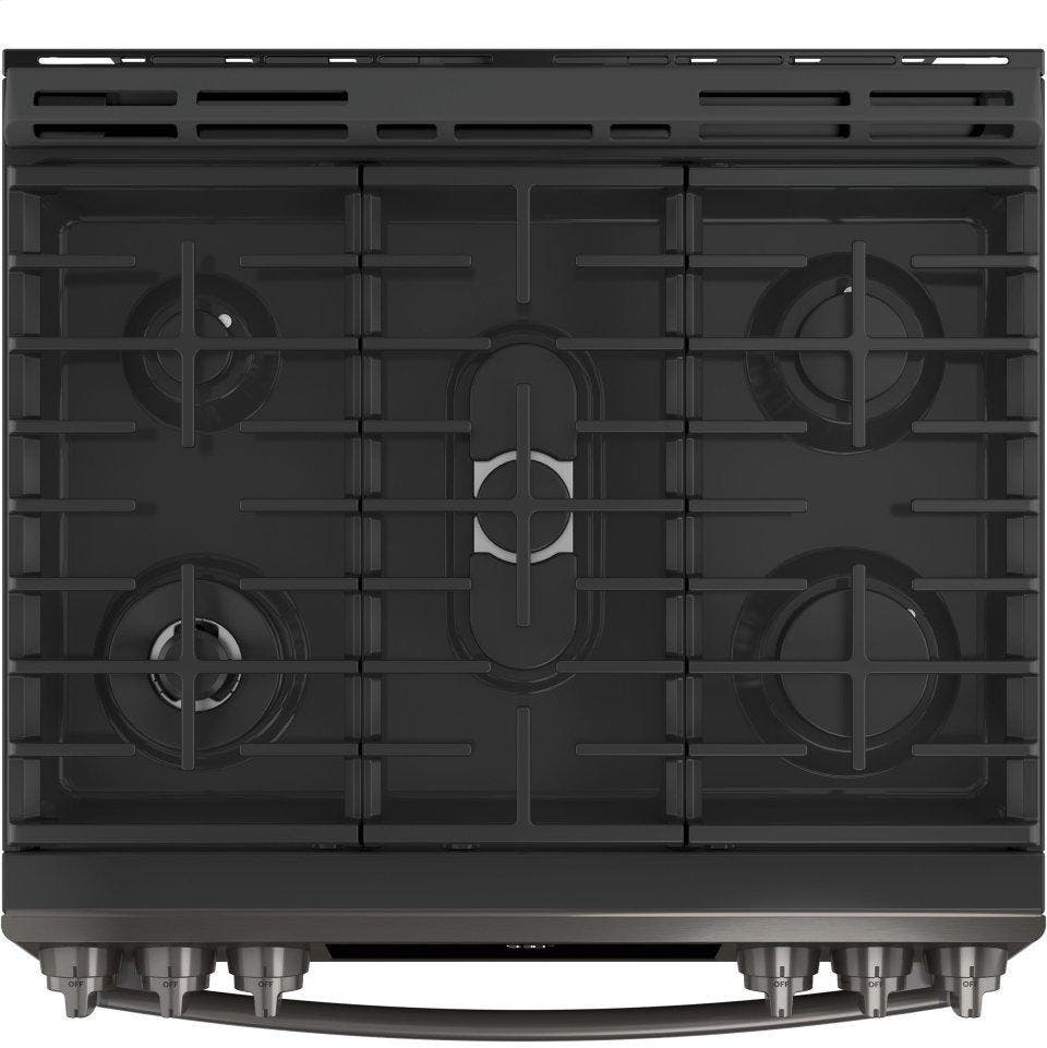 GE PGS930BELTS Black Stainless Steel