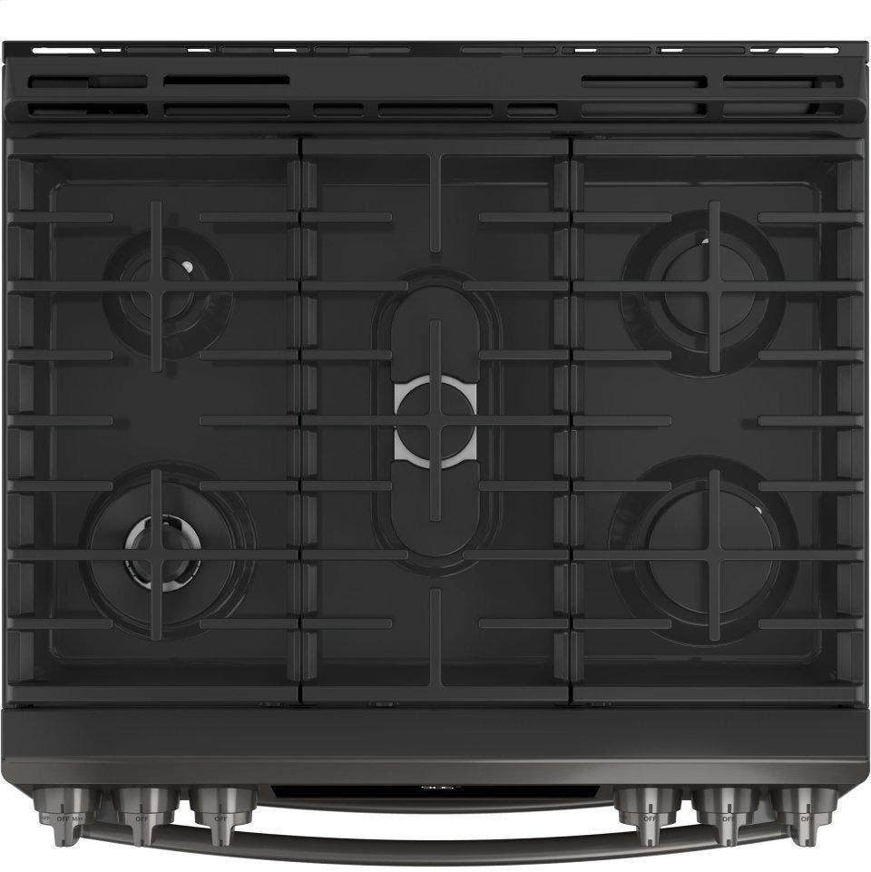 GE PGS960BELTS Black Stainless