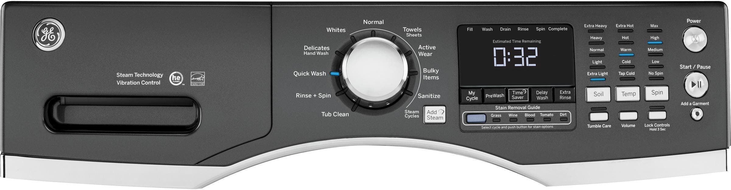 GE GFW450SPMDG Diamond Gray