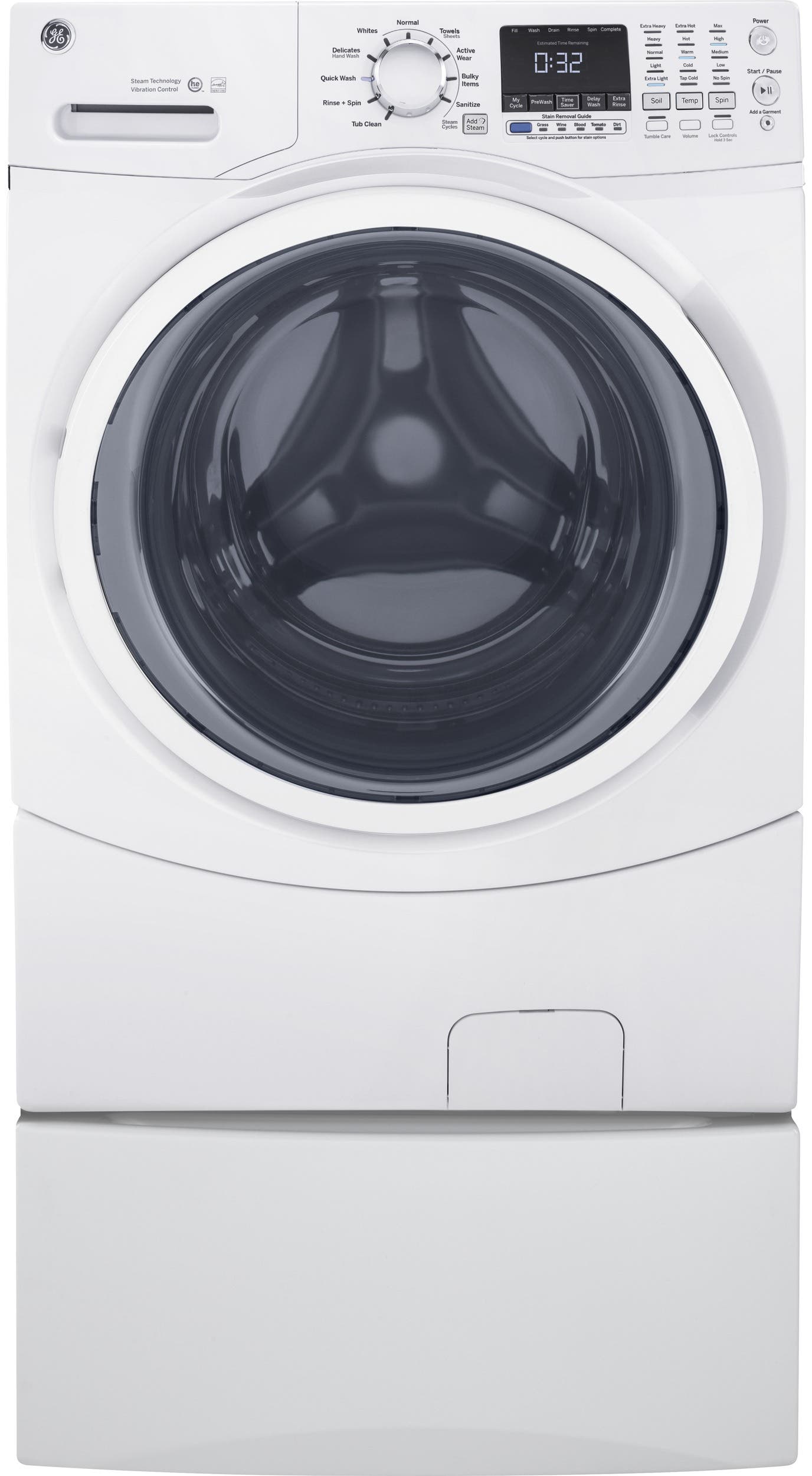 GE GFW450SSKWW White