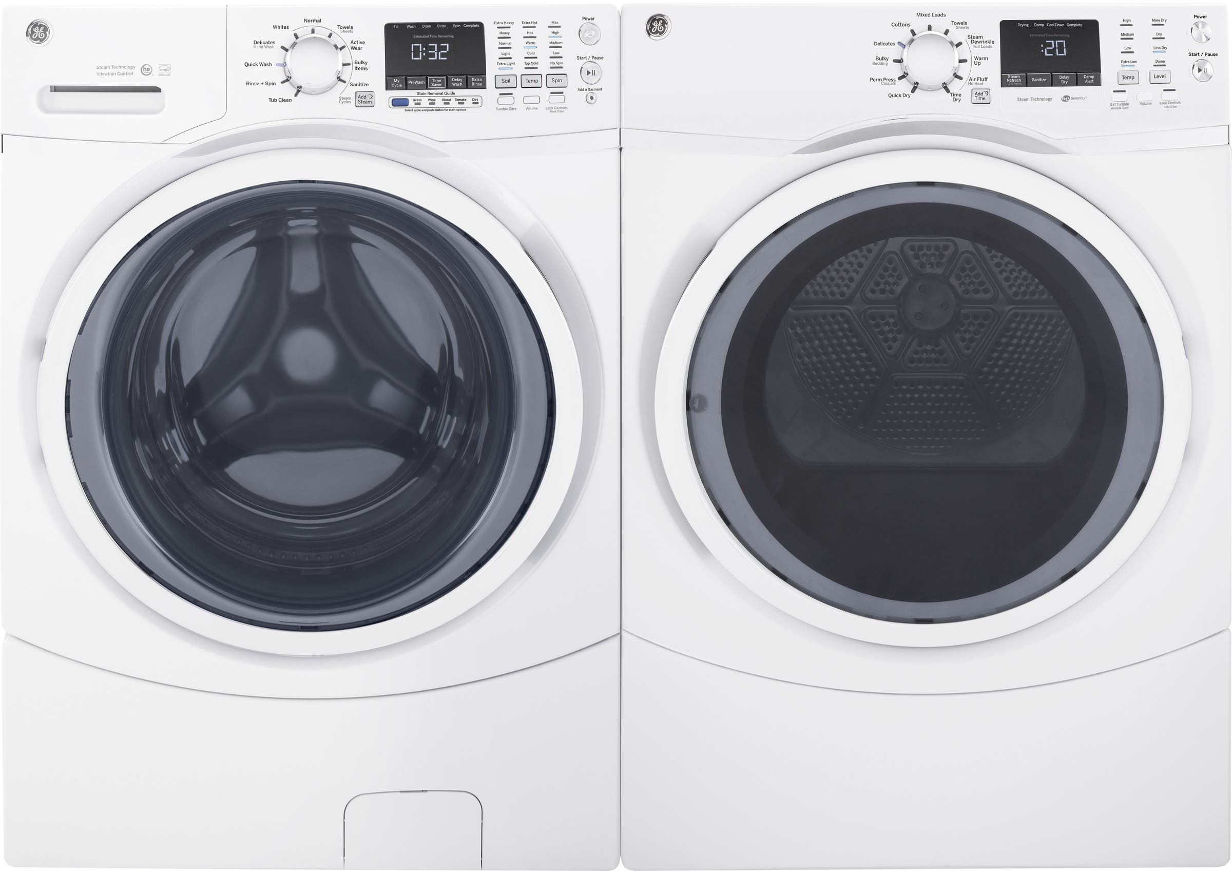 GE GFW450SSKWW White