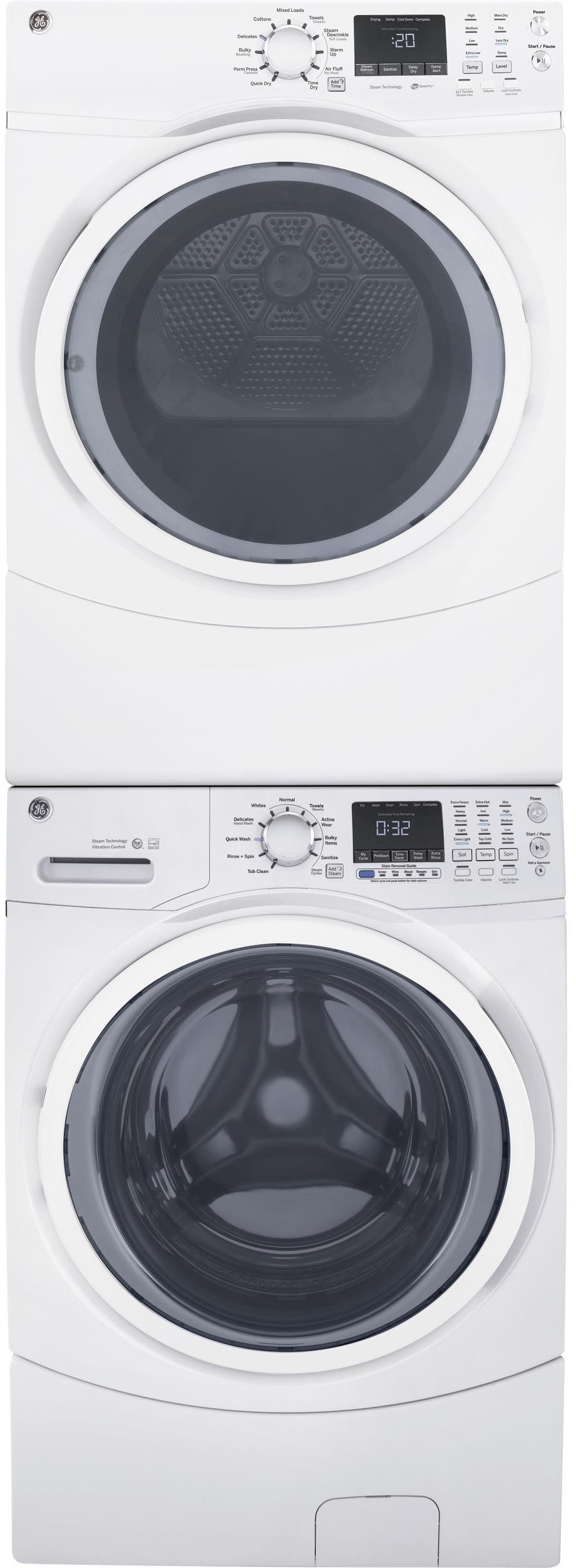 GE GFW450SSKWW White