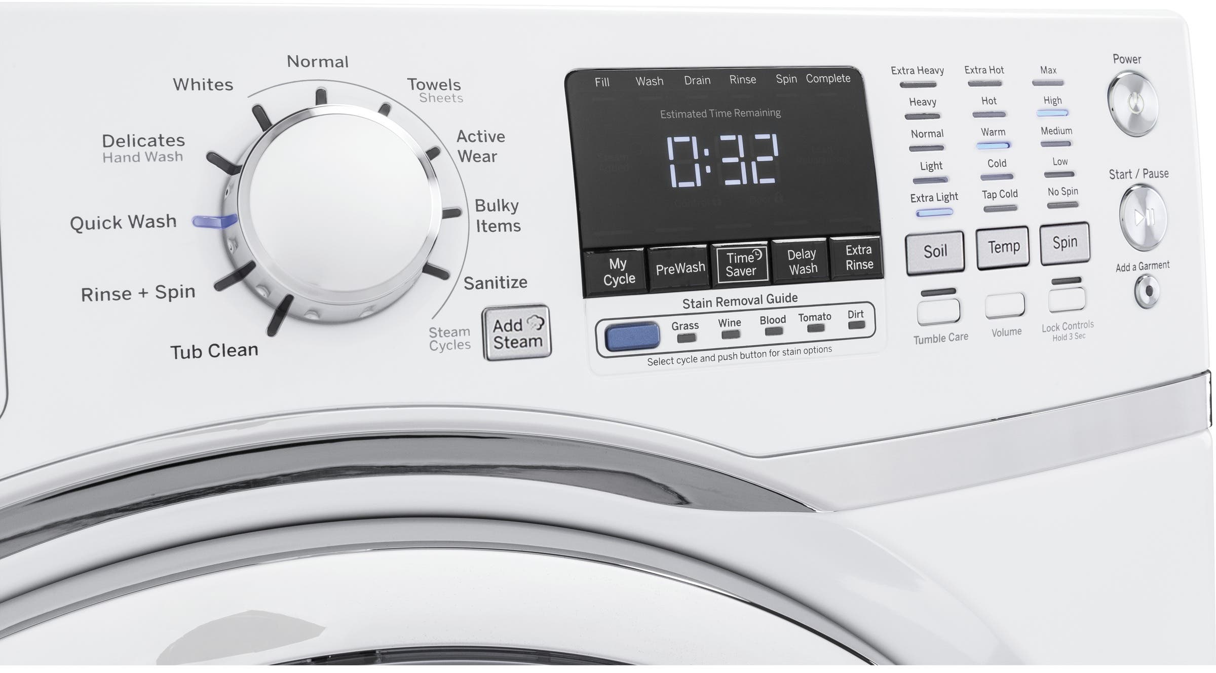 GE GFW450SSKWW White