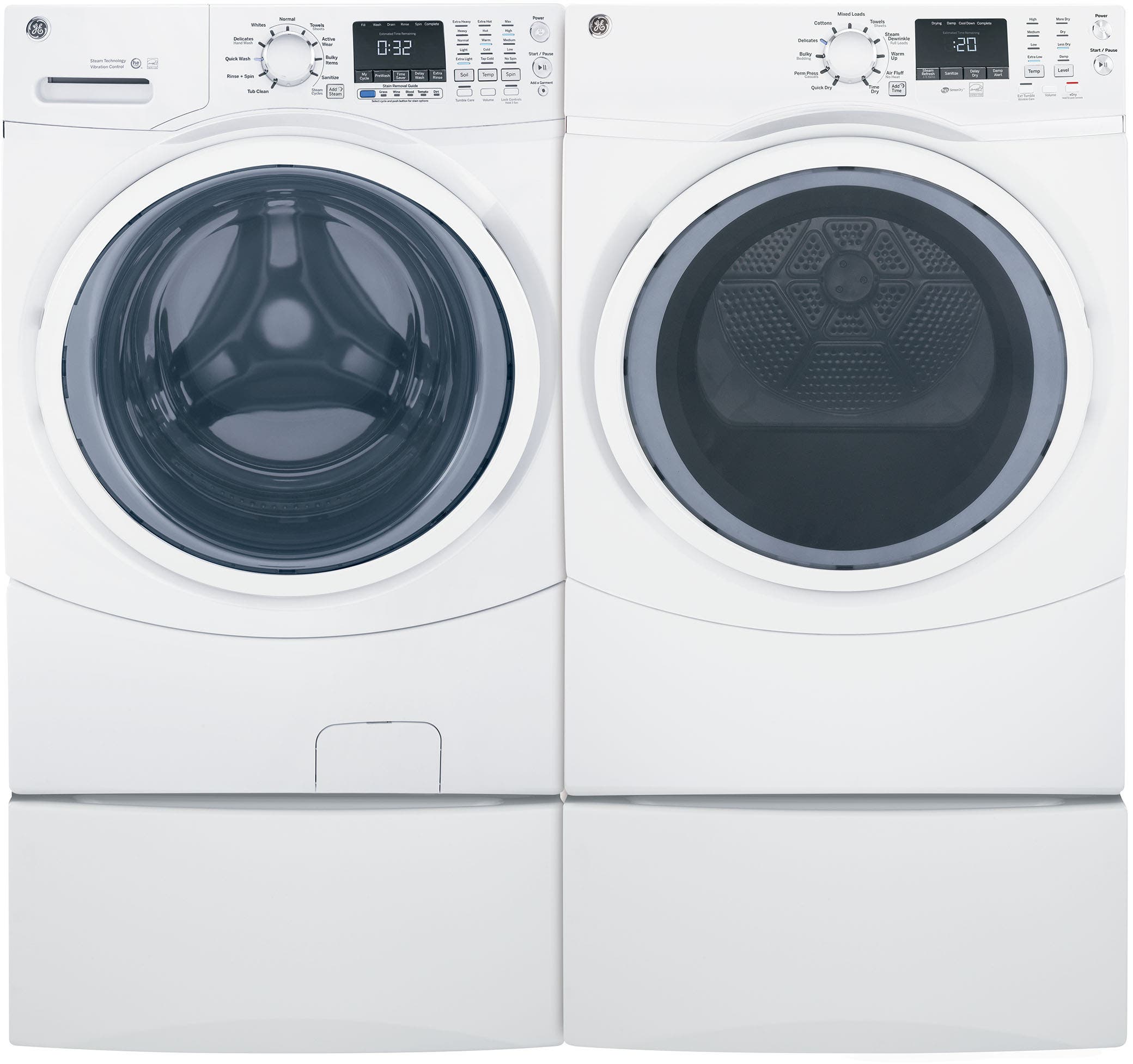 GE GFW450SSMWW White