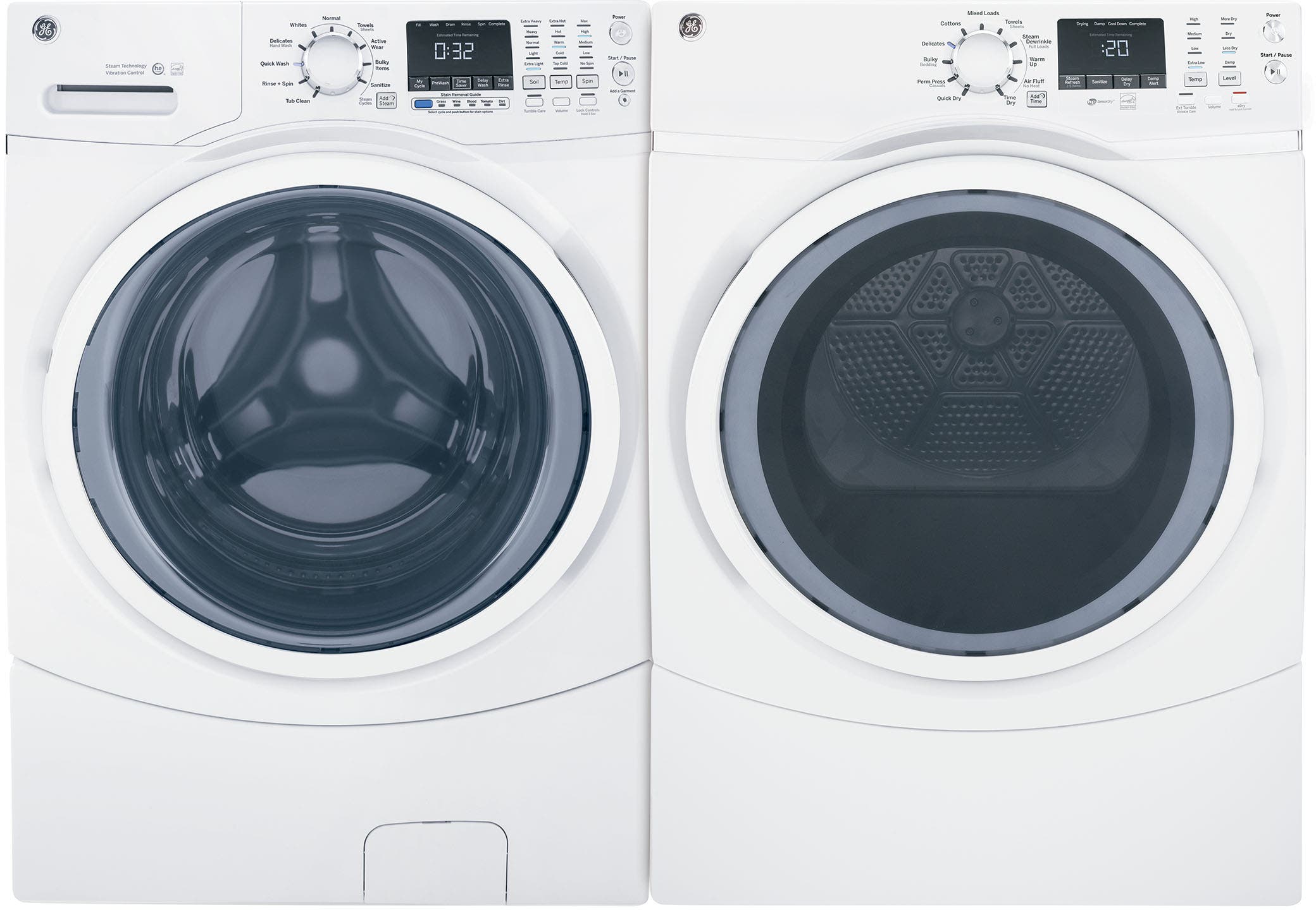 GE GFW450SSMWW White