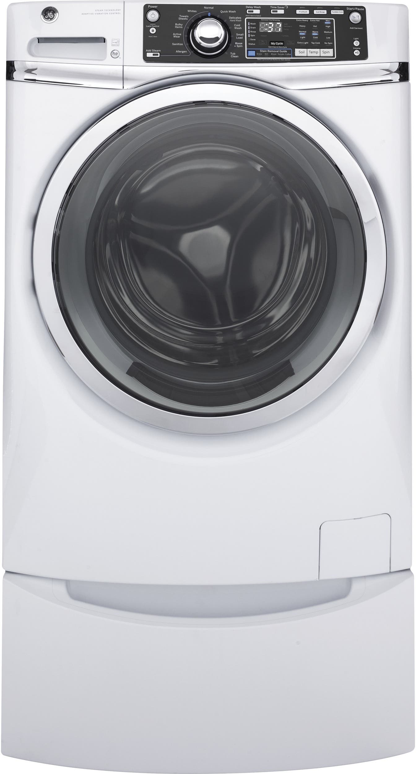 GE GFW480SSKWW White