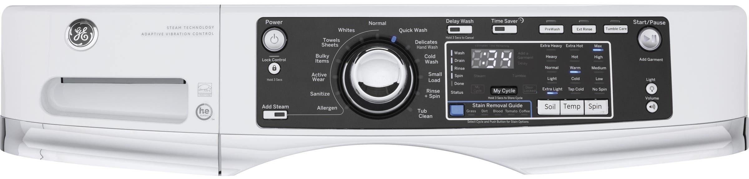 GE GFW480SSKWW White
