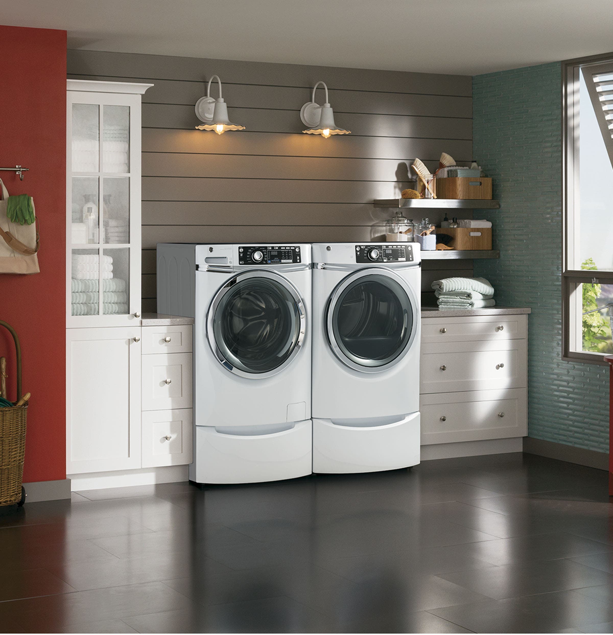 GE GFW480SSKWW White