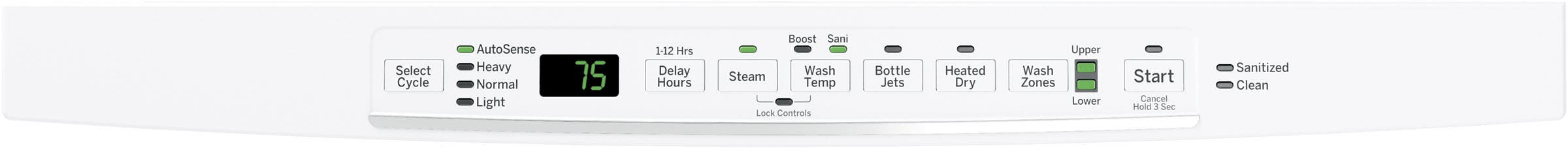 GE GDT635HGJWW White