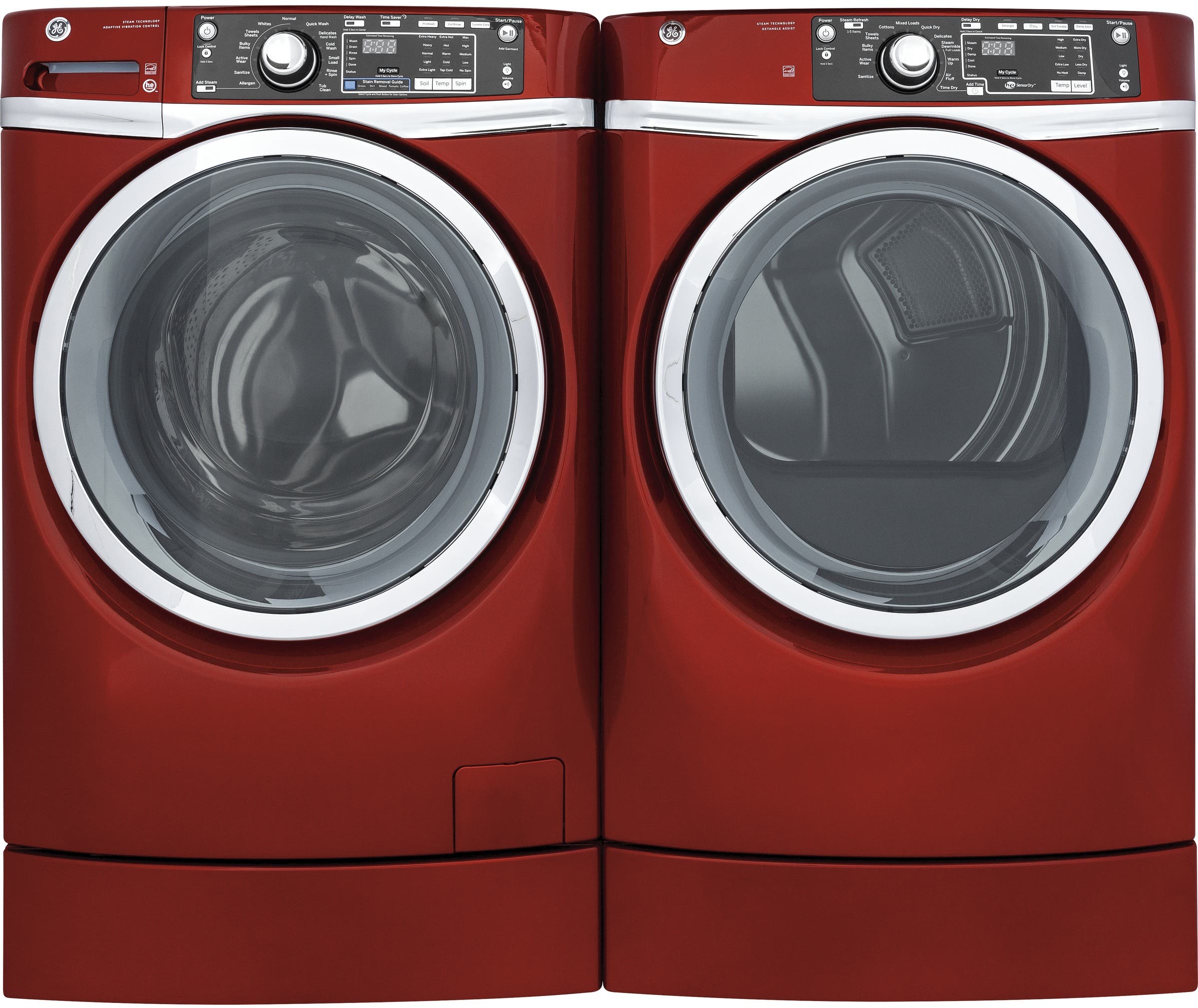 GE GFW490RPKRR Ruby Red