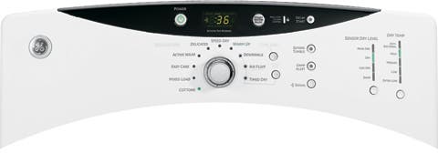 GE DCVH640EJWW White