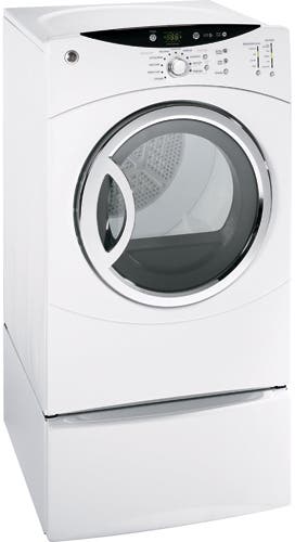 GE DCVH640GJWW White