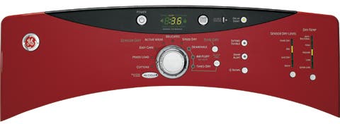 GE DCVH680EJMR Metallic Red