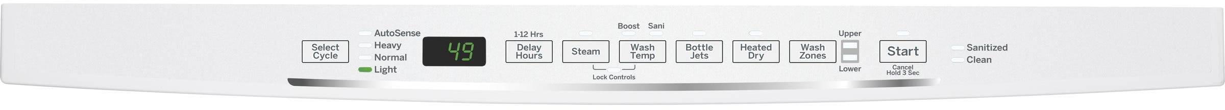 GE GDT655SGJWW White