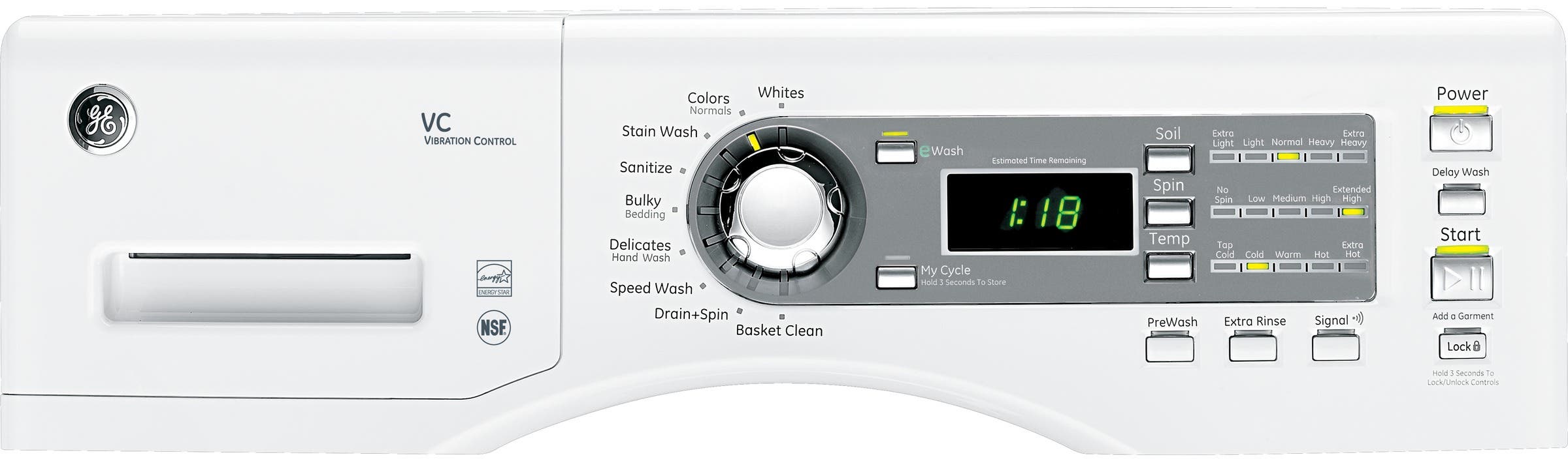 GE GFWH1400DWW 27" Front-Load Washer