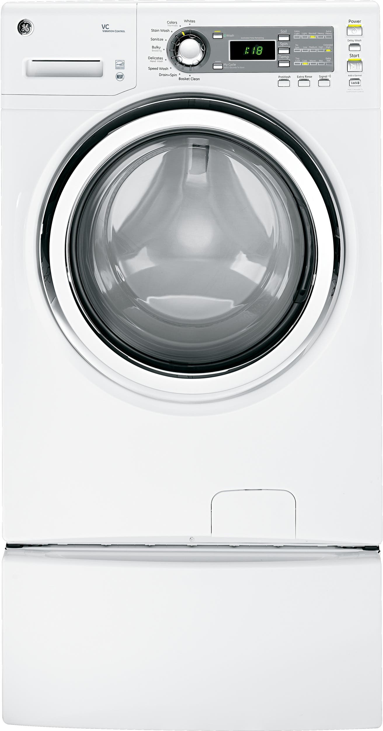 GE GFWH1400DWW 27" Front-Load Washer