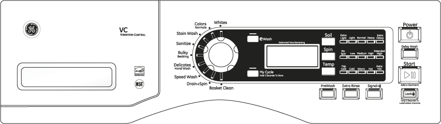 GE GFWH1400DWW 27" Front-Load Washer