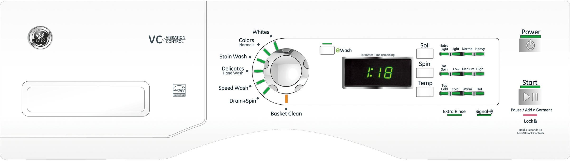 GE GFWN1100DWW White