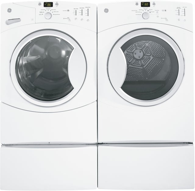 GE GFWN1100LWW 27" Front-Load Washer with 3.5 cu. ft. Capacity, 1...