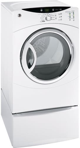 GE DCVH680GJWW White on White