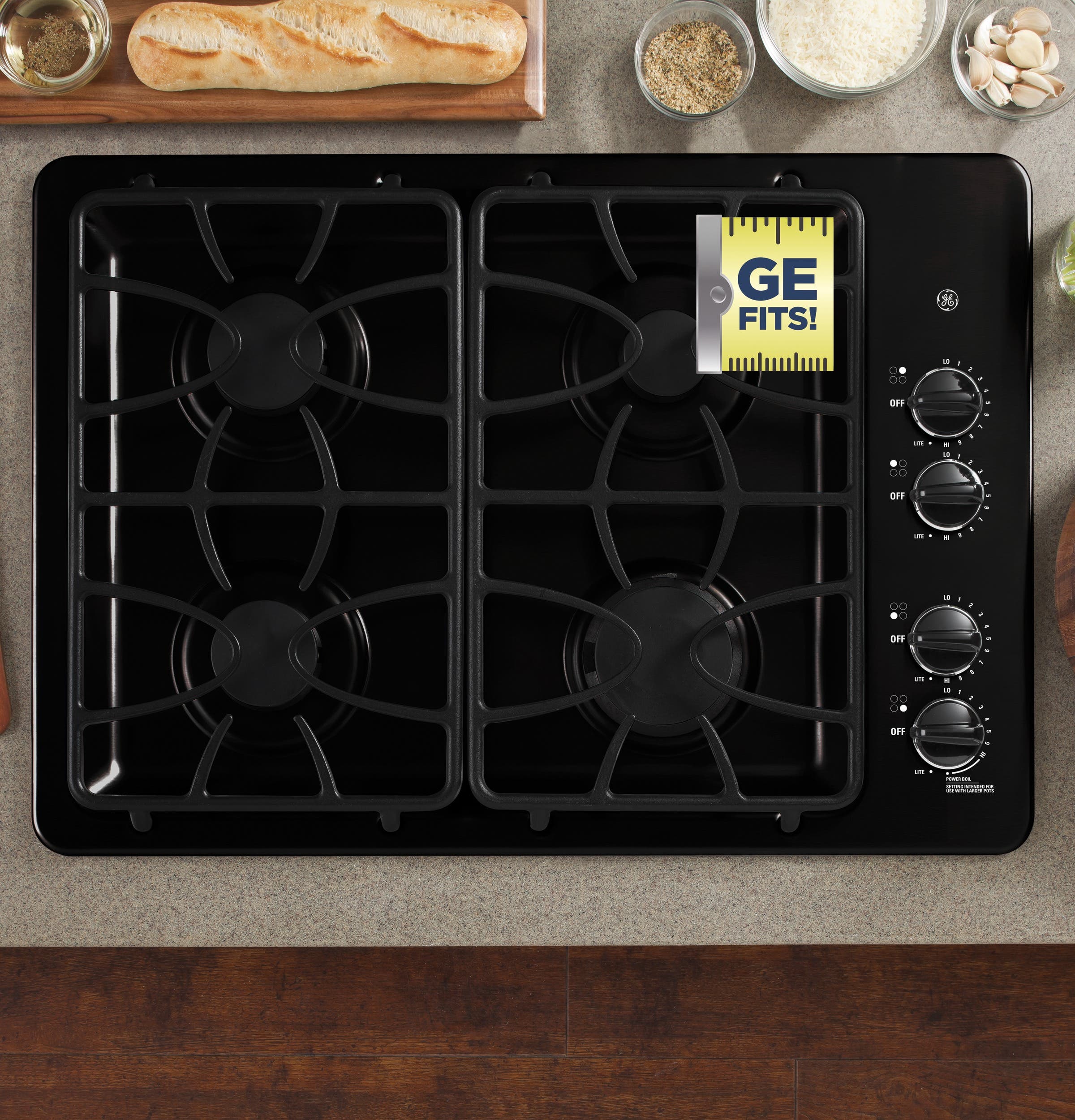 GE JGP333DETBB Black