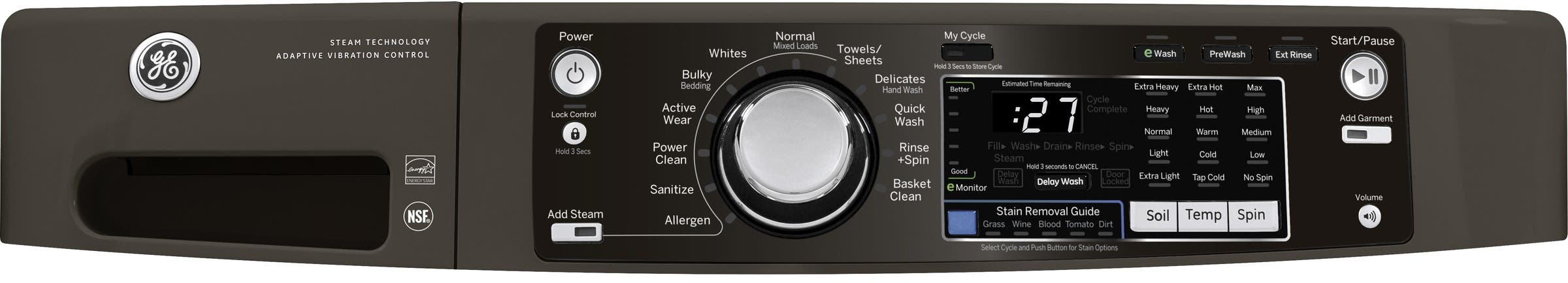 GE GFWR2705HMC Metallic Carbon