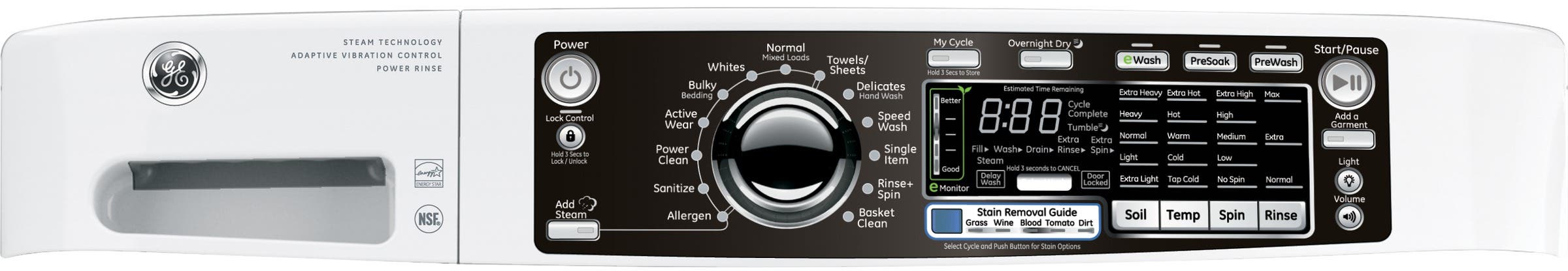 GE GFWR4800FWW White