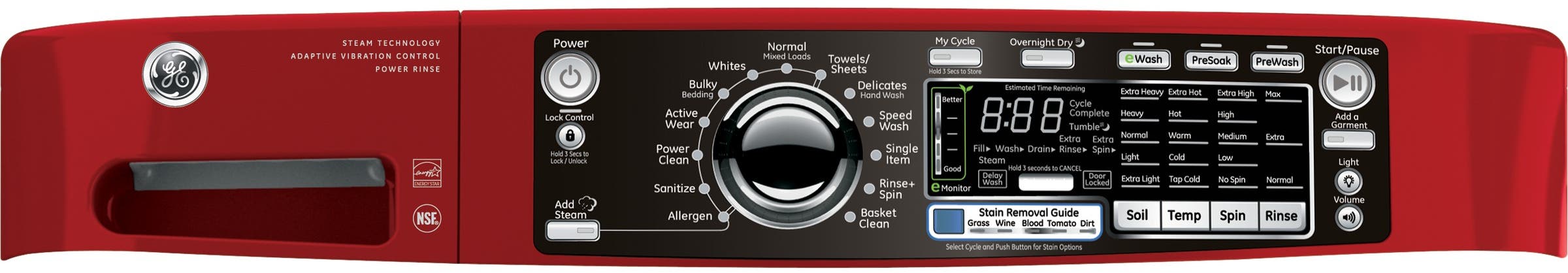 GE GFWR4805FRR Red