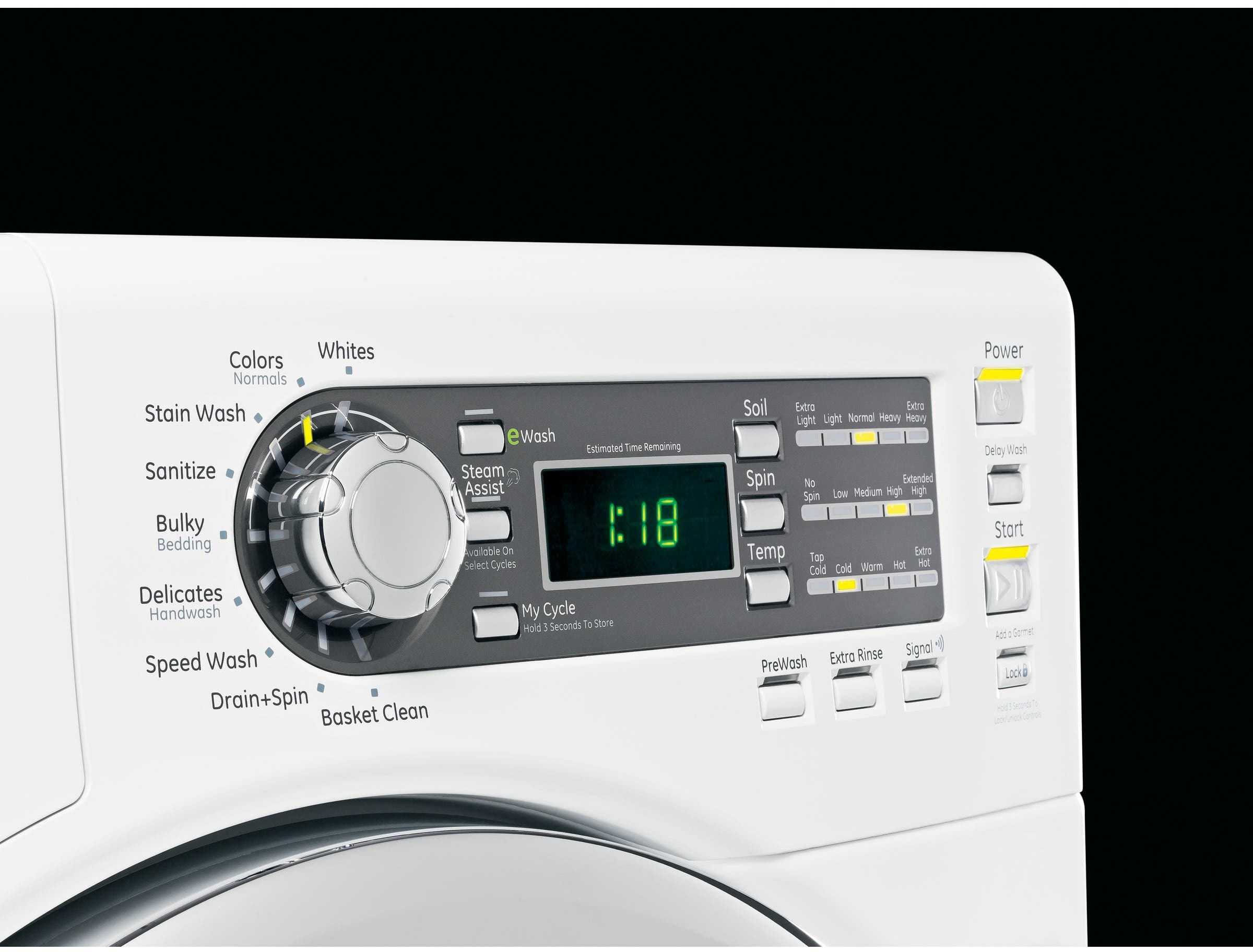 GE GFWS1500DWW 27" Front-Load Washer