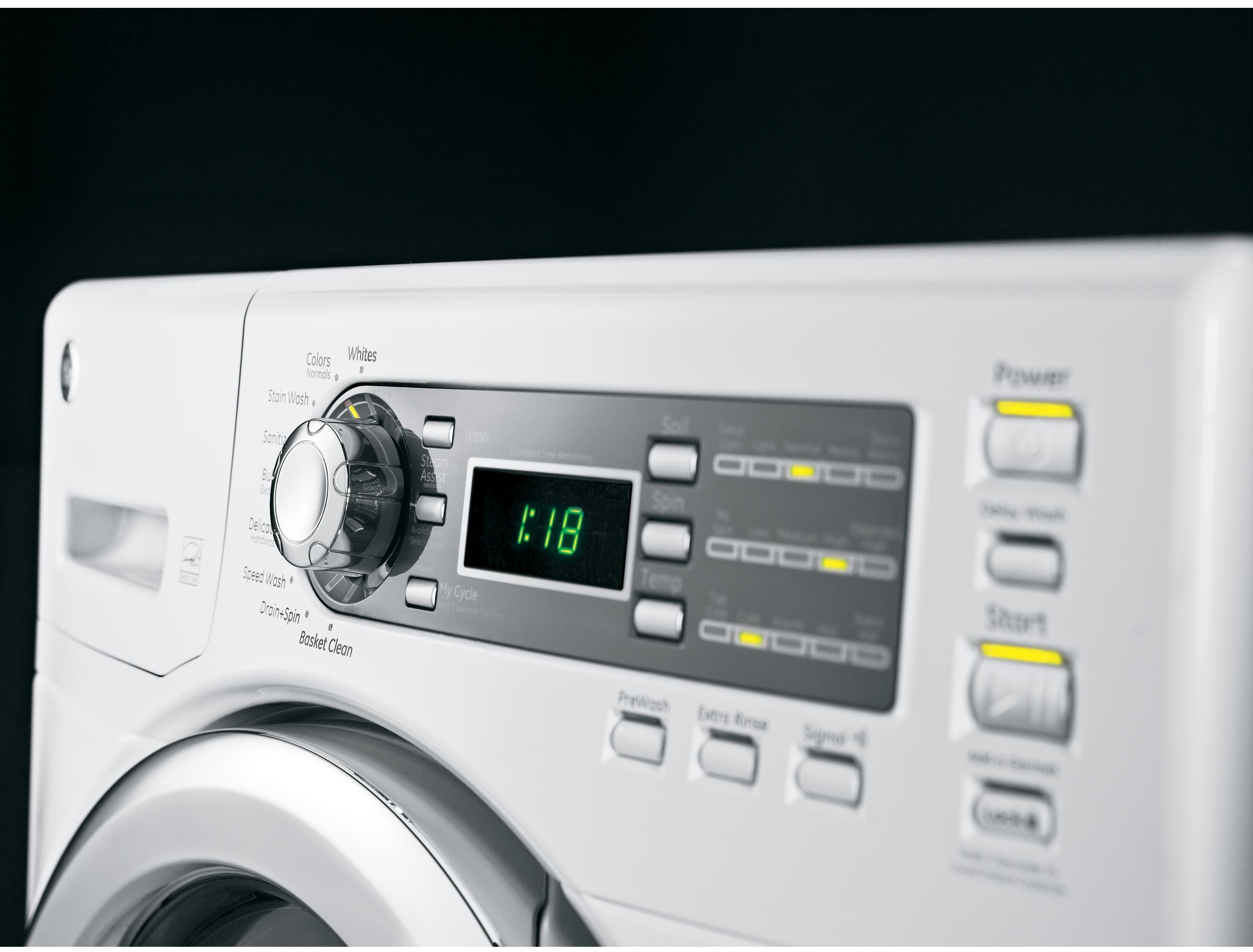 GE GFWS1500DWW 27" Front-Load Washer