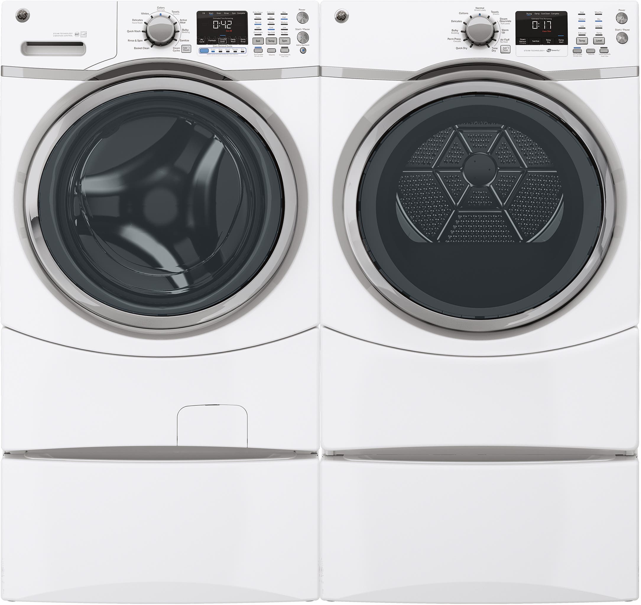GE GFWS1700HWW White